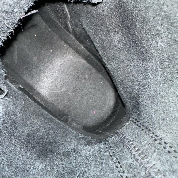 Dr Martens Boots Womens Black Combat Leather Lace Up Zavala AW004 Mens 7 Wo 8 - Picture 9 of 9